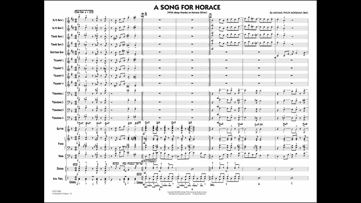 A Song for Horace by Michael Philip Mossman