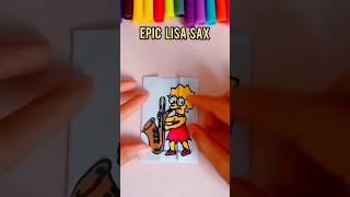 Epic Lisa Simpson Sax Paper Folding 
