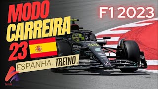 F1 2023, 17# MODO CARREIRA. TREINO MIAMI. QUE PAULADA. 