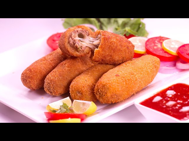 Chicken Cheese Kabab Recipe By SooperChef