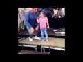 Luna visser samen met haar idool robert leroy onze ster op het feestje van marcel juni 2015