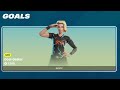Fortnite gameplay of the Goal Getter (Goals)