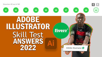 Fiverr  Adobe illustrator test answers 2022 #fiverr #skilltest #trending