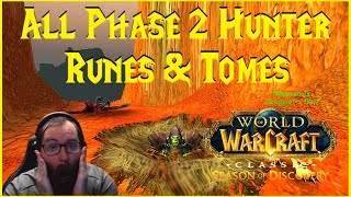 Season of Discovery: All Phase 2 Hunter Runes & Tomes