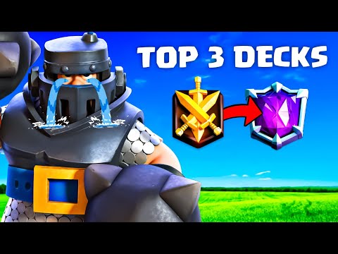 TOP 3 DECKS FOR LADDER! BEST CLASH ROYALE DECKS DESTROY OPPONENTS! 