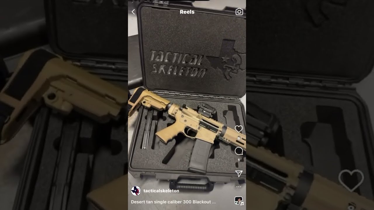 Tactical Skeleton 7 5 300 Blackout Takedown Pistol Thepewpewlife