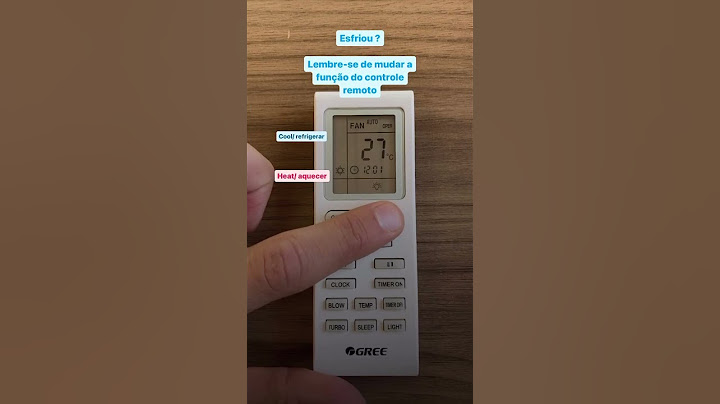 ESFRIOU? NÃO ESQUECE DE MUDAR A FUNÇÃO DO CONTROLE DO SEU AR CONDICIONADO