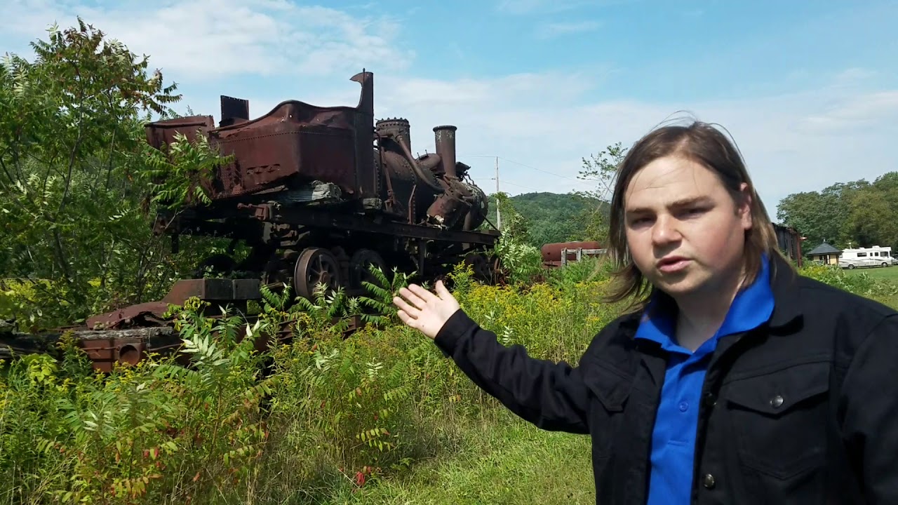Exploring vintage trains in East Vermont. "One Thousand
