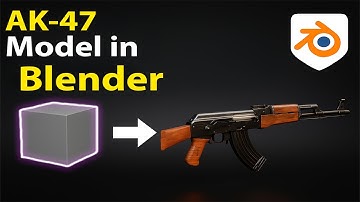 Making a Realistic AK-47 in Blender | Game-Ready 3D Model