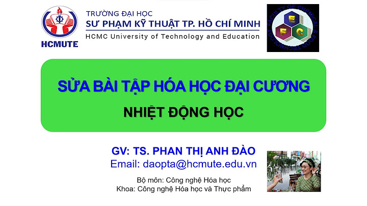 Hướng dẫn giải bài tập về nhiệt động hoá học