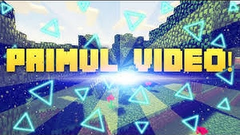 Intro-ul meu!Si primul video!