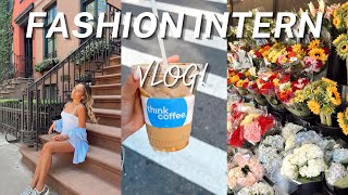 FIRST DAY AS A FASHION INTERN! + (pack with me to move to NYC)