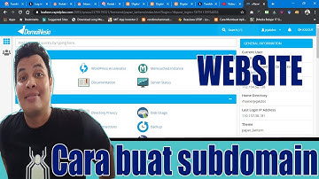 CARA MEMBUAT SUBDOMAIN WEBSITE DI CPANEL