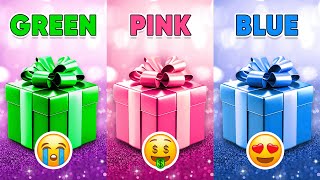 Choose Your Gift...! Green, Pink or Blue 💚💗💙 How Lucky Are You? 😱 Quiz Shiba