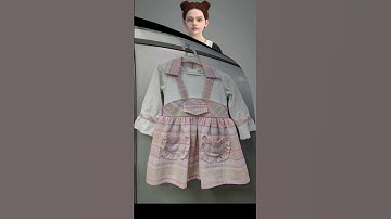 Clo 3D to real garment #clo3dbasic #learnclo3d #fashion #kidswear
