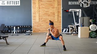 Low Switch Goblet Cossack Squat