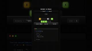 Decimal to Binary