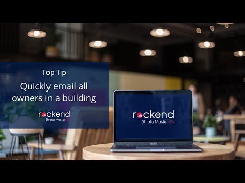 Strata Master Top Tip - Quickly email all owners in a building