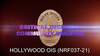 Hollywood Area OIS 7/15/2021 (NRF037-21)