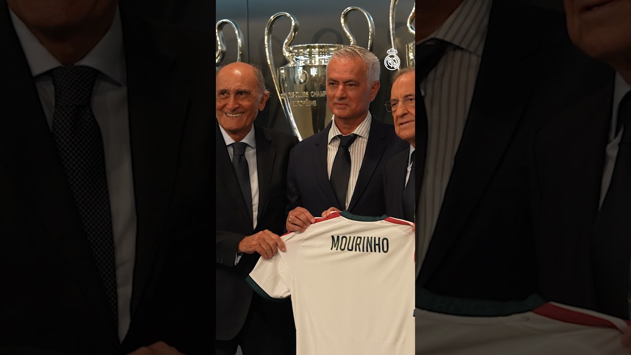 Real Madrid 🤝 Mourinho #RealMadrid #Mourinho