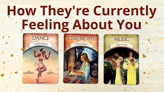 🙇HOW DO THEY FEEL ABOUT YOU NOW? 💐PICK A CARD 😘 LOVE TAROT READING 💃TWIN FLAMES 👫 SOULMATES