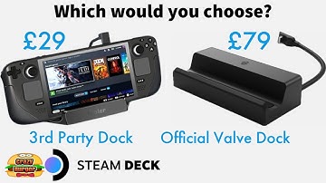 Testing a Steam Deck 3rd Party Dock - £50 cheaper than the official Valve Dock!