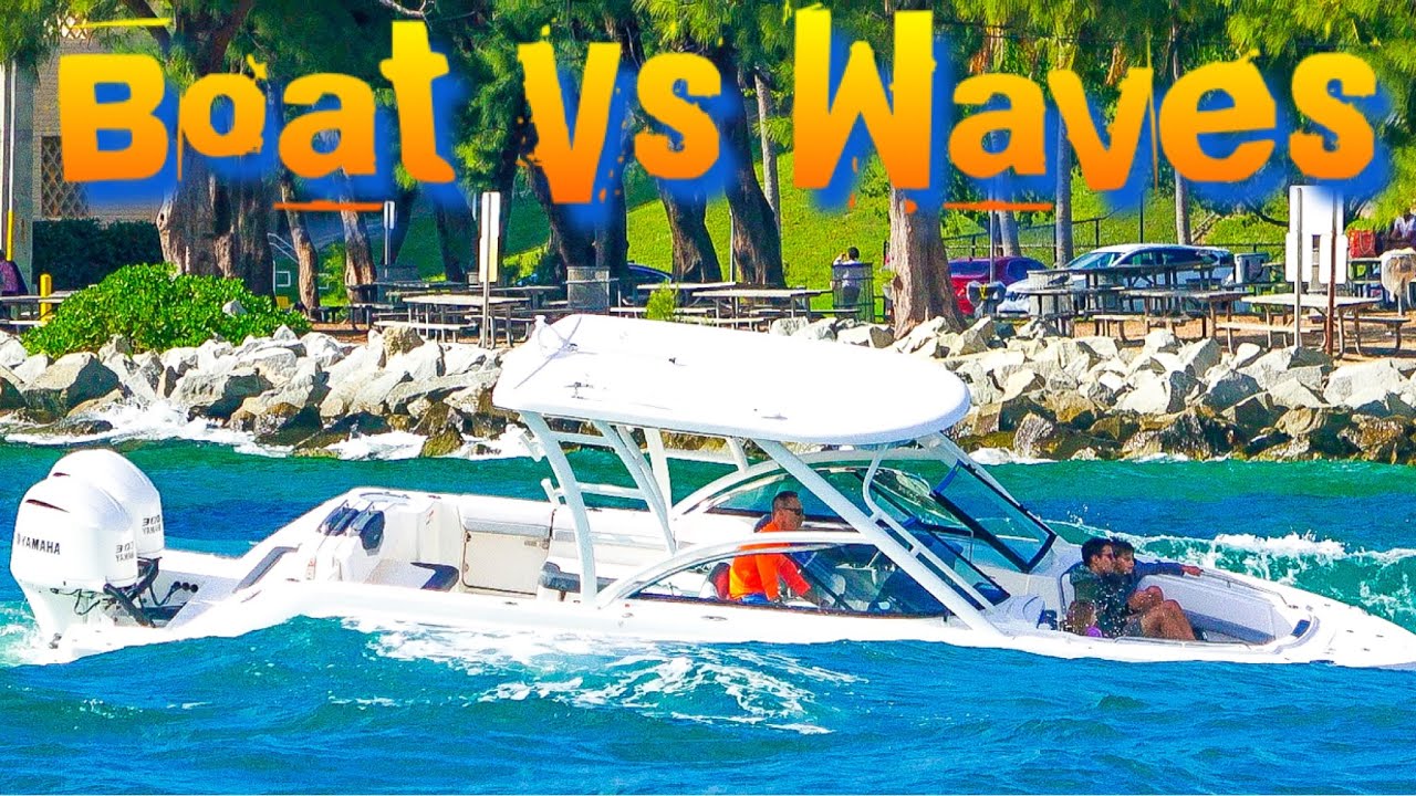 Boats Vs Waves Haulover Inlet Boats 3 YouTube