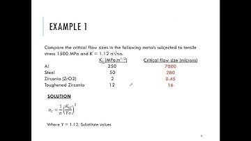 Mechanics of Materials Lec 11 - Examples - Intro to Fracture