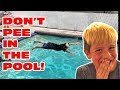 Kid Temper Tantrum Said He Peed In Public Pool During Swimming Lesson [ Original ]