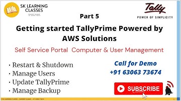 TallyPrime Self Service Portal Computer & User Management II #TallyAWS #TallyCloud #TallyWeb #Tally.