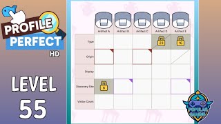 Profile Perfect Level 55: Gameplay Solution