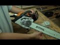 STIHL MS 211C Chainsaw Brief Overview and Start Up