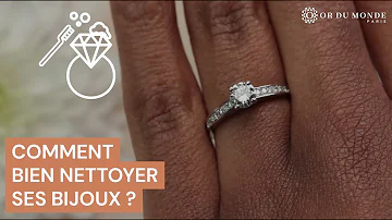 Comment faire briller une bague en or blanc ?