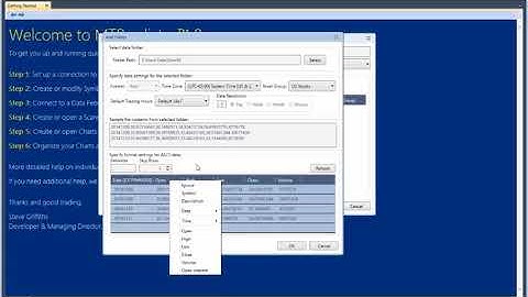 MTPredictor 8 - Setting up an EOD ASCII Connection