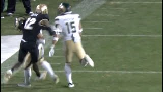 Dirtiest hit in college football on Colorado’s Travis Hunter