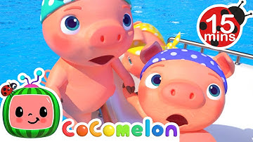 Three Little Pigs (Pirate Version)  15 MIN LOOP | CoComelon Nursery Rhymes & Kids Song