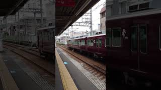 【阪急電車〜train】〜5000系普通西宮北口イキ甲東園駅に到着お出迎え〜