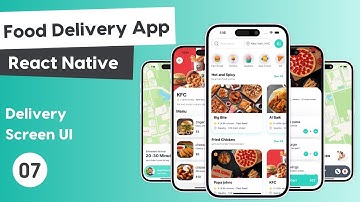 Food Delivery App with React Native #7 - Delivery Screen UI