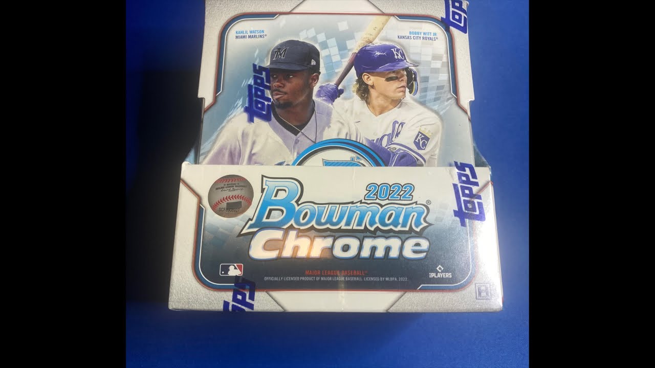 2022 Bowman Chrome Hobby Box + 4 Mega Boxes YouTube