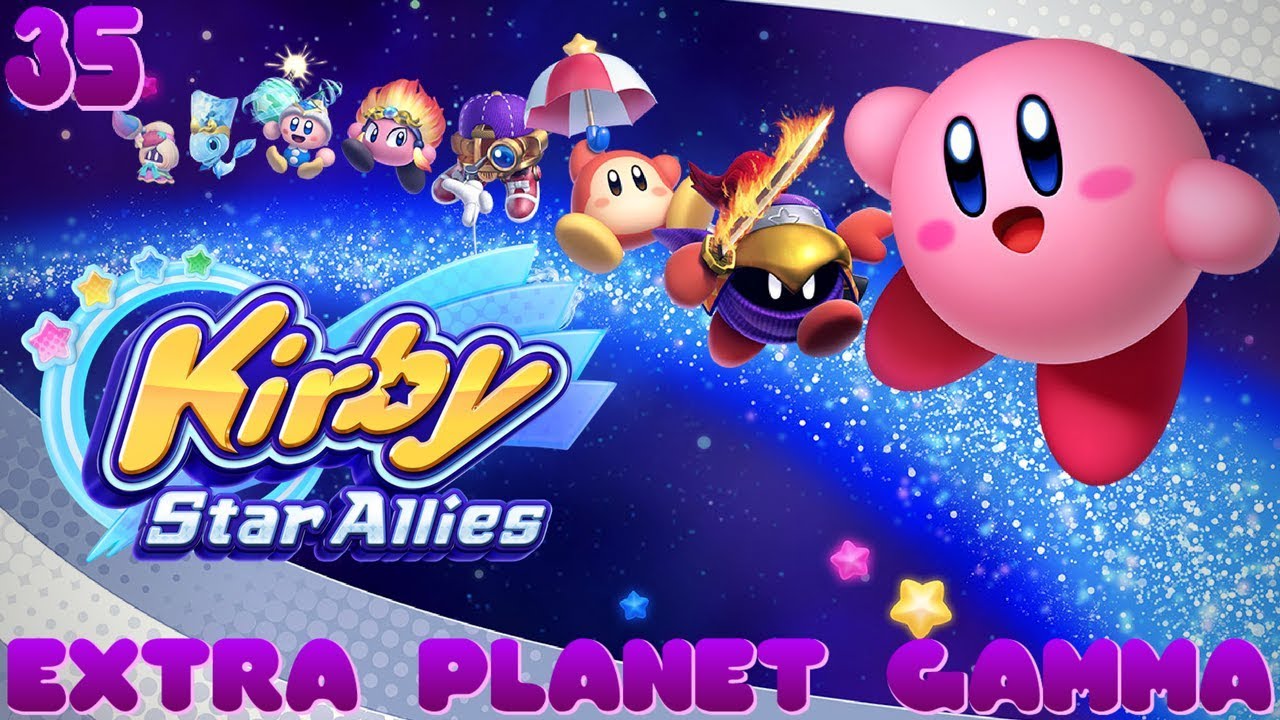 Kirby Star Allies 100% Walkthrough: 35 - Extra Planet Gamma (Starlight Heroes)