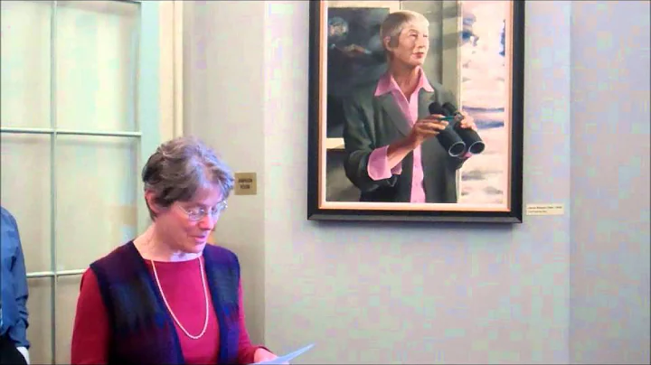 Peggy LeMone at the Simpson Room dedication ceremony
