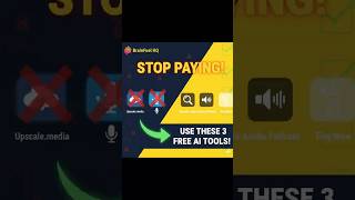 STOP Paying for these Apps! ❌#ai #savemoney #brainfuelhq #shortvideo #viralvideo