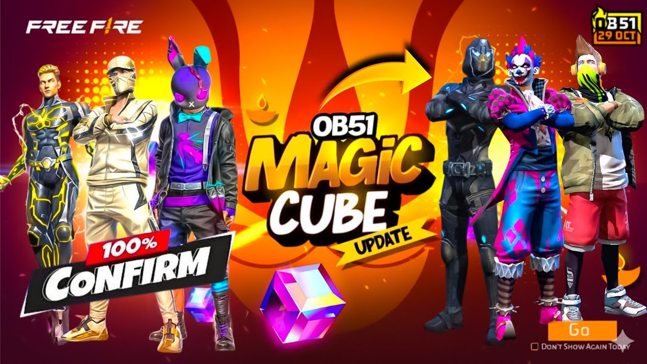 OB51 MAGIC CUBE STORE UPDATE CONFIRM😱| 29 OCTOBER NEW MAGIC CUBE BUNDLE CONFIRM| FREE FIRE NEW EVENT