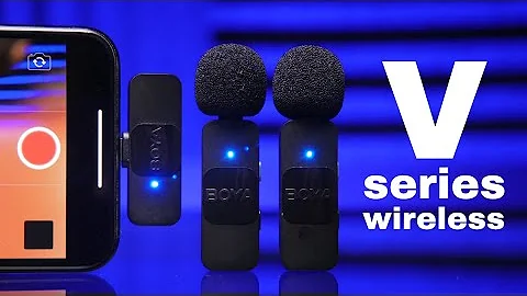 BOYA BY-V Series : Lightest WIRELESS mics ever?