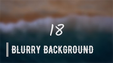 Blurry Background Countdown Loading using HTML CSS & Javascript | Coding With Mido
