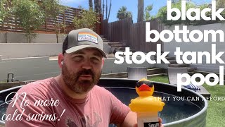 How to Build a BlackBottomed Stock Tank Pool