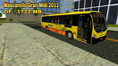 Novo mod; Mascarello Gran Midi 2011 OF - 1722 MB (Próton Bus Simulator).