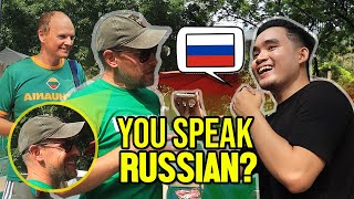 Filipino and Lithuanian Guy speak Russian in Public! 🇷🇺