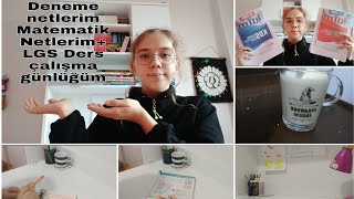Lgs Deneme Sonuçlarimmatemati̇k Netleri̇mokuli̇sti̇k Sonulgs Ders Çalişma Günlüğüm