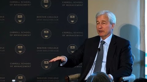 Jamie Dimon Explains The Type Of Leader He Is At J.P.Morgan